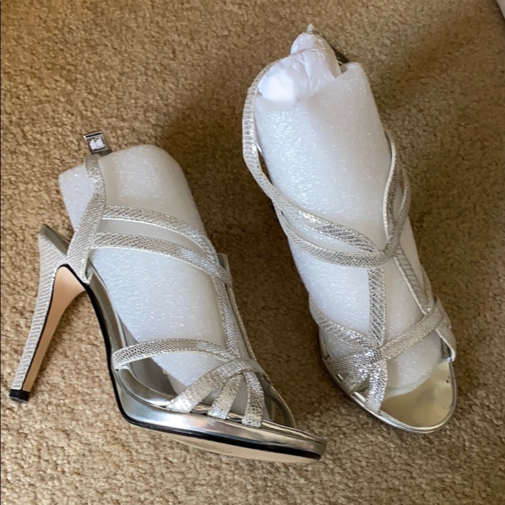 Silver heels